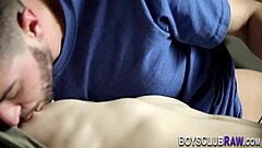 Gay stud raw fucks hunk hard!