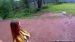 fucked emma with glasses on construction site teen pussy