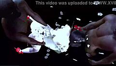 Amateur big tits beauty in 3D BBC action
