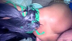 Marital shower pleasure with bouncing boobs and a facial finish