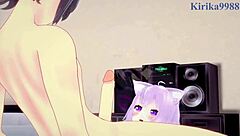 Inugami Korone and Nekomata Okayu Fuck Intensely!