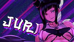 Anal sex with a muscular wrestler in hentai style