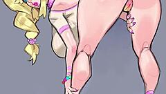 A compilation of Princess Peach hentai scenes with big boobs and round ass