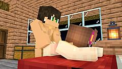 my crush invited me for after-school minecraft fun