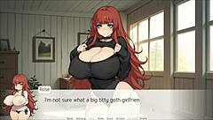 Big tits bouncing in 3D hentai game Spirit Harem