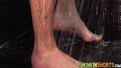 Gordon showers with Jay. Hot?