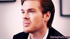 Gorgeous Euro Maid Gets Jizzed in Uniform