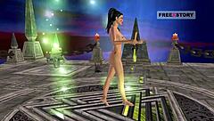 3D animated Indian teen in various sexy positions