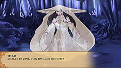 Visual novel style adult game with busty women and anime-like graphics
