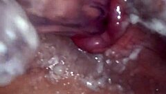 wish it was real cum dripping out my hole