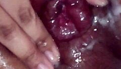 wish it was real cum dripping out my hole