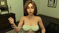 Anime and PC game with ecchi moments and visual novel elements, three rules of life 11
