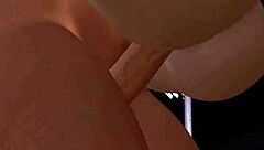 Sexy Futa Slut Fucks Elf Prisoner with Creampie in Tight Pussy