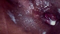 wish it was real cum dripping out my hole