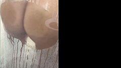 Vacation lust: Dirty talking brunette MILF masturbates in this video