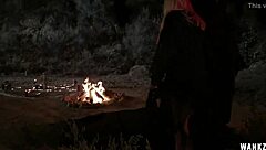 Alison and Jacky in an American foursome hardcore scene