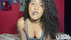 Virtual Namoradinha: Tight Pussy Latina Gets Wet