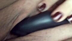 Hardcore masturbation and DP action with a pornstar teen