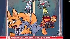 Cartoon Girl Gets Wedgies in Wild Hentai Compilation Scene