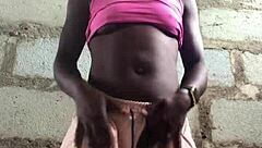 crazybitch teases with striptease spanking till clothes ripped naked