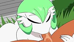 Beautiful Lopunny gets seduced in this anime porn