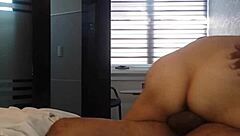 Wife Riding Ass with Partner Intensely