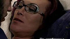 Handsome teacher gets her tranny ass dicked hard by monster cock