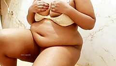 Beautiful college girl from India shares large breasts
