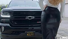 Sedona Reign's first ever MILF scene with cowgirl sex and a facial finish