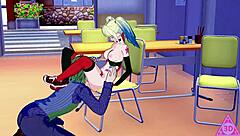Harley Quinn Hentai Blowjob And Cumshot