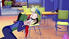 Harley Quinn Hentai Blowjob And Cumshot