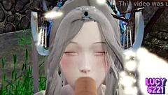 Ninja Endures Big Ass Creampie In Costume