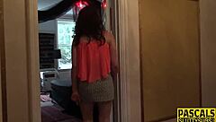 Busty fetish milf rides Pascal White!