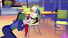 Harley Quinn Hentai Blowjob And Cumshot