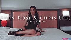 Beautiful trans women Eden and Chris have bareback sex