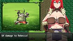 Uma garota ruiva vai salvar o garoto que ama de um grupo de bandidos - rebecca and the sword of nasty curses - parte 1