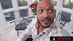 Tori Easton's hardcore anal scene with a black stud