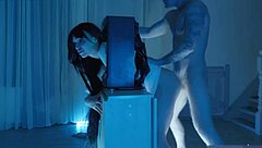Huge tits and ass get ripped in this hentai video