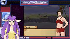 Avatar Hentai: Brunette Takes Big Tits Action!