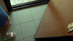 Cute Realtor Seduces Client in Public