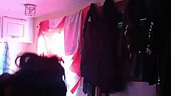 She's sucking a deep load - can you handle the sight?