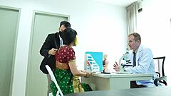 Beautiful Indian babe gets fucked by doctor in hospital