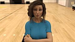 Milf meets assistant coach for big tits and ass sex