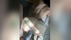 Amateur girlfriend gets her pussy play session exposed by an ass worshiping friend