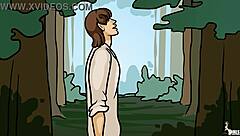 Cartoon adult video with a princess in distress and a happy ending