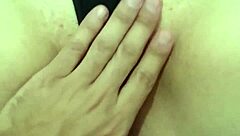 Redhead Caresses Her Pink Pussy.