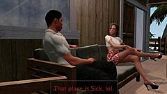 Jack And Emma Get Spanked In Paradise Hentai Anime Scene