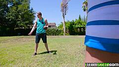 i watched amber get her pussy pounded hard after practice