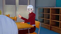 Koneko And Xenovia Engage In Lesbian Fantasy Action