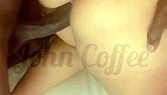 lina nakamura gets fucked by big black cock outdoors, squirts while cuckold watches